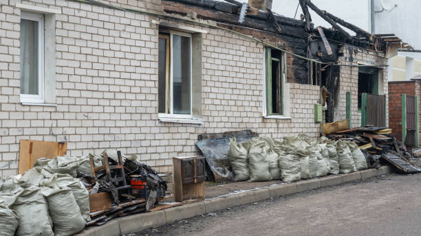 Professional Fire Damage Removal technician working in Elko New Market, MN